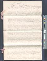 B27F23 - Copy of original 1760 deed for the Loganian Library with 1792 addenda, 1810