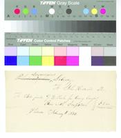 B27F34 - Order to pay John Harned for bill from G. W. Peck for lining large stove with soapstone, 1832-02-04