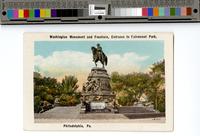 Washington monument and fountain, entrance to Fairmount Park, Philadelphia, Pa. [graphic].