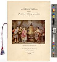 Sesqui-centennial international exposition dinner to National Advisory Commission appointed by the President of the United States.