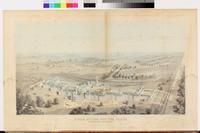 State Asylum for the Insane, Morristown, New Jersey. [graphic] /  Thos. Hunter, Lith.,718 Filbert St. Phila.