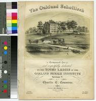 The Oakland Schottisch [graphic] : composed for and respectfully dedicated to the young ladies of the Oakland Female Institute, Norristown, Pa. by Charlie C. Converse / P.S. Duval's & Co.s Steam lith. Press, Phila.