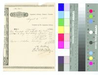 B28F24 - Treasurer's order no. 300 with receipts for salaries and binding, 1881-07-1881-08