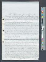 B28F16 - Abstract of the Loganian deed of trust, circa 1862