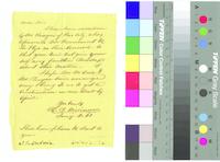 B28F10 - Correspondence regarding the Bucks County lands, taxes, ground rent, and appraisals, 1861