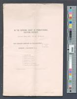 B28F14 - Certificate from Nisi Prius; LCP v. Andrew J. Beaumont et al, 1861-01
