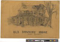 Old Browning home, Pea Shore, De Lair Bridge [graphic] / Duffield.