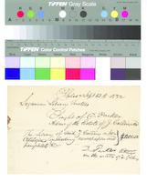 B29F22 - Receipt from purchase of books from estate of Zaccheus Collins, 1832