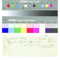 B29F25 - Receipt from Judah Dobson for books, 1833-05-09