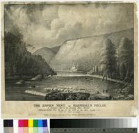 The Hawks Nest or Marshalls Pillar [graphic] : A celebrated cliff on the Kenawha River, Virginia. / drawn from nature by C. Sullivan.