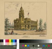 U.S.P.O. & C., Lancaster, PA. [graphic] /  G.R. Pohl, del., N. Peters, photo-lithographer.