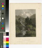 The Silver cascade, in the north of the White Mountains. [graphic] / T. Doughty, F.J. Havell.