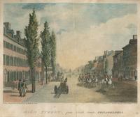 High Street, from Ninth Street. Philadelphia [graphic] / Drawn, Engraved & Published by W. Birch & Son.; Sold by R. Campbell & Co. No. 30 Chesnut [sic] St. Philada.