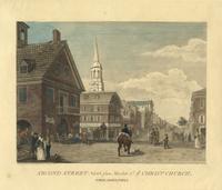 Second Street north from Market St. wth. Christ Church. Philadelphia [graphic] / Designed & Published by W. Birch Enamel Painter 1800.