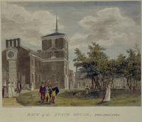 Back of the State House, Philadelphia [graphic] / Designed & Published by W. Birch Enamel Painter 1800.
