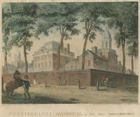 Pennsylvania Hospital, in Pine Street Philadelphia [graphic] / Drawn, engraved & published by W. Birch & Son ; Sold by R. Campbell & Co. No. 30 Chesnut [sic] Street Philada.