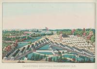 Harewood Hospital, Washington D.C. [graphic] / Lith. & printed by Chas. Magnus 12, Frankfort St. N.Y.