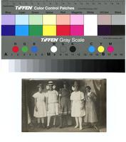 [Studio group portrait depicting African American women wearing modish attire and posed side by side] [graphic].