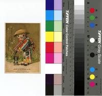 Compliments of John Wanamaker & Co. Clothiers, Chestnut below Ninth.  [graphic].