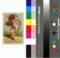 Compliments of John Westney, agt. Manufacturer and dealer in baby carriages, velocipedes, bicycles &c, 226 Dock St Phila. Repairing promptly attended to  [graphic].