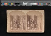 Japanese screen and bronzes. [graphic] / Centennial Photographic Co., International Exhibition, Philadelphia. Edward L. Wilson, W. Irving Adams, proprietors.