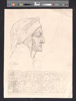 Fragment & decoration for Camden Library. Cooper Library.  [graphic] /  Nicola D'Ascenzo 1917.