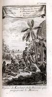 Negres de Kachao et de Bissao qui preparent le Manioc [graphic] / C.N. Cochin, del. ; F.A. Ardiné, sculp.
