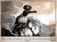 African mother on a rock [graphic].