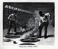 Making salt, at Saltville, Virginia [graphic] / Cullen.