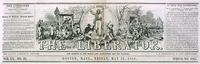 [Liberator masthead, 1850 [graphic] / Hartwell.