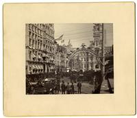 Centennial of the U.S. Constitution. 9 mo. 15, 16 + 17, 1887. The Arch at Broad and Chestnut, [Philadelphia] [graphic].