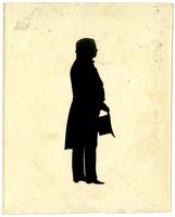 [Full-length silhouette of possibly Samuel B. Morris] [graphic].