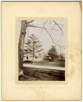 Hogue House from across Pelham Road with 6706 Cresheim Rd in background [graphic].