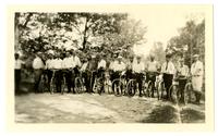 [Group of cyclists] [graphic].