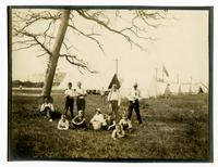 [Group outside camp, Boys Parlors Camp, Wildwood, NJ] [graphic].