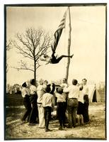 [Parachute game, Boys Parlors Camp, Wildwood, NJ] [graphic].