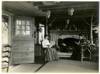 Interior of Joseph Walton Cottage, Buck Hills Falls [graphic].