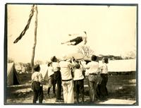 [Parachute game, Boys Parlors Camp, Wildwood, NJ] [graphic].