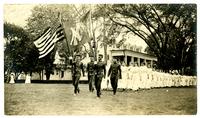 Girls passing Mansion House, [Hampton Institute, Va.] [graphic].