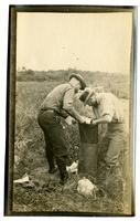 [Two men working in a field, Egg Harbor River, NJ] [graphic].