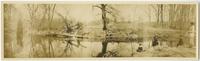 [TCP (Thomas C. Potts), ERP (Ethel Rhoads Potts), and a boy and a woman at Pennypack Creek, Wood Hid Farm] [graphic].