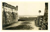 [Fort with palm tree] [graphic].