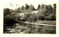 [Children playing in a river, Pocono Lake, PA] [graphic].