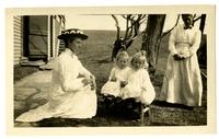 Mary King & Martha Twaddell & the twins Minor & John King, Sea Girt, NJ [graphic].