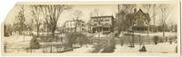W. Walnut Lane, G[ermant[ow]n. Mr. Lindsay & houses between him & Greene St., March 1923 [graphic] / Marriott C. Morris photo.