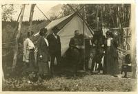 Dr. Wolcott's camp between Banff + L[ake] Louise, [Alberta, Canada] [graphic].