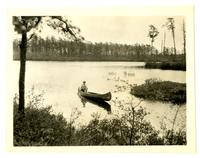 [Canoe on the river, Browns Mills, NJ with Photographic Society] [graphic].