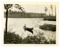 [Canoe on the river, Browns Mills, NJ with Photographic Society] [graphic].