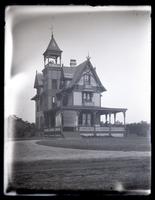 [Front-view of Avocado at Sea Girt with possibly Bess and Martha in tower] [graphic].