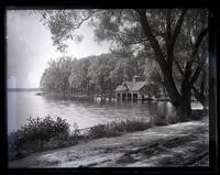Lake Caracaljo & boat house, Lakewood, [NJ] [graphic].